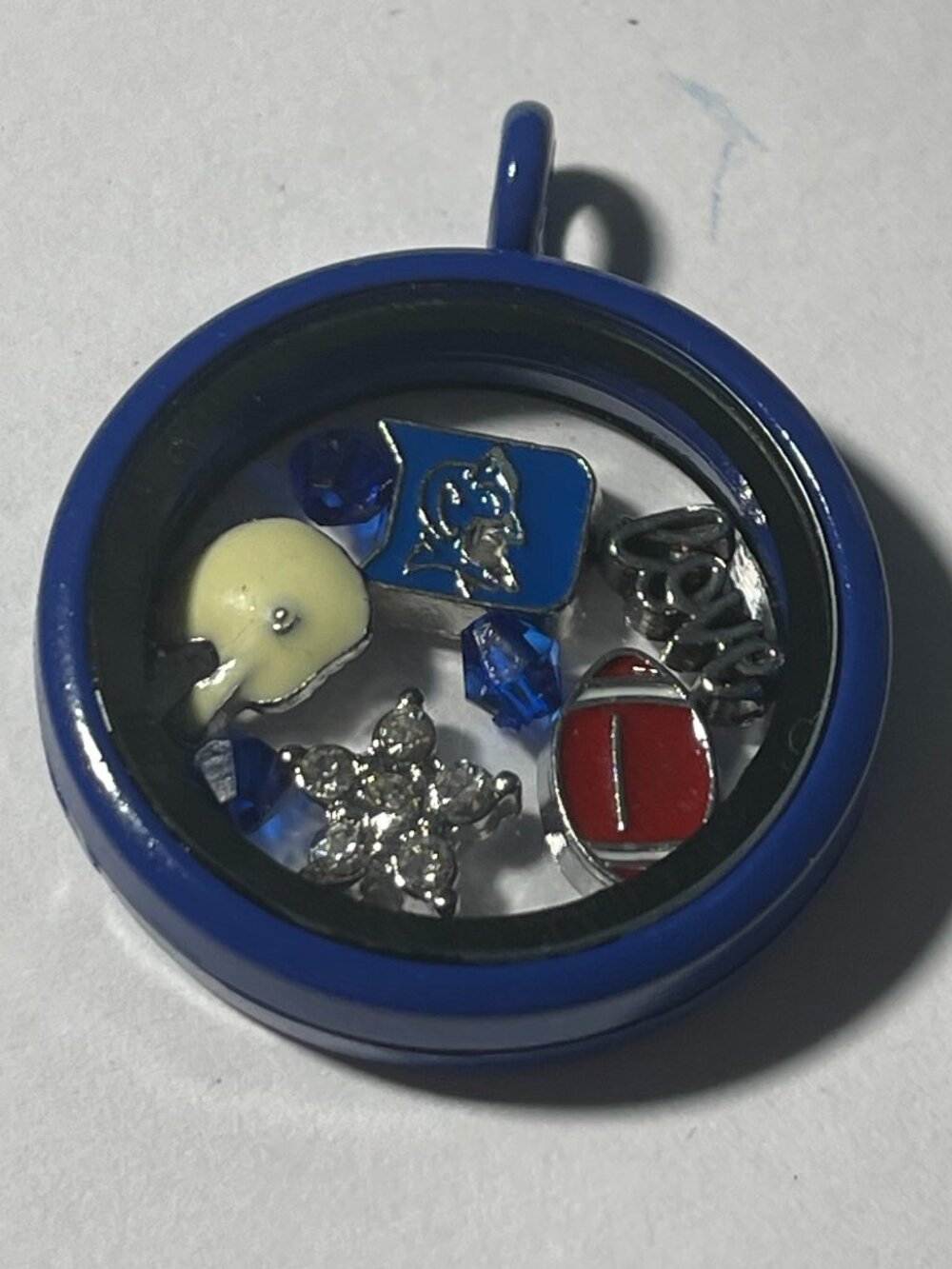 Duke Blue Devils NCAA Memory Charm Locket w/ 22 IN chain NEW
